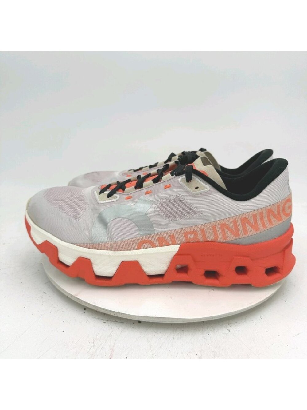 On Cloudmonster Swiss Engineering Men Size 12 3ME10131906 Hyper Mauve Flame Shoe